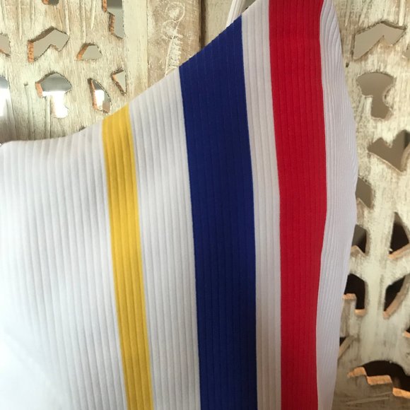 NWT Onia Gabriella One Piece Striped Bathing Suit L - Picture 5 of 7